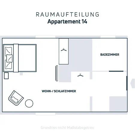 Kostenguenstige & Charmante Ferienunterkunft Ohne Kueche Und In Strandnaehe - Ideal Fuer Kurztrips Oder 1-nacht Aufenthalte - Inklusive Fahrradunterstellplatz Apartman